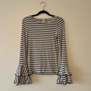 Free People Good Find Stripe long Sleeve Top